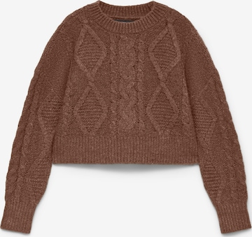 VERO MODA - Jersey 'CHER' en marrón: frente