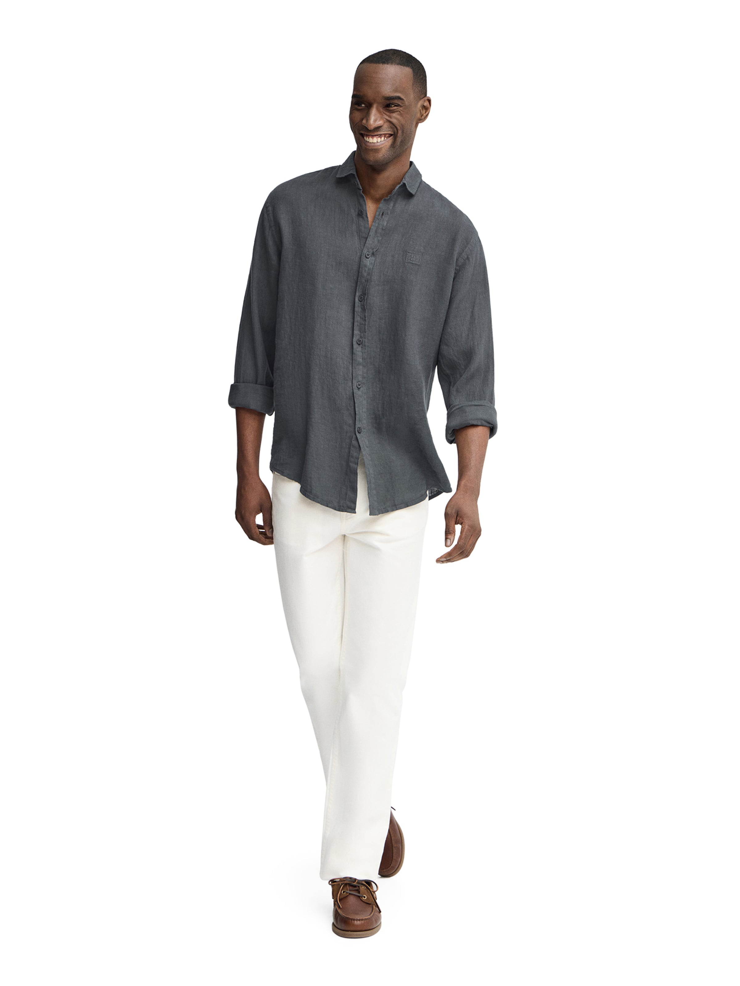 Polo Club Regular Fit Hemd in Grau