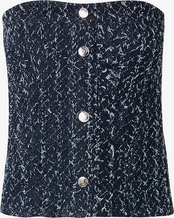 mėlyna IRO Palaidinė be rankovių 'VANNY': priekis