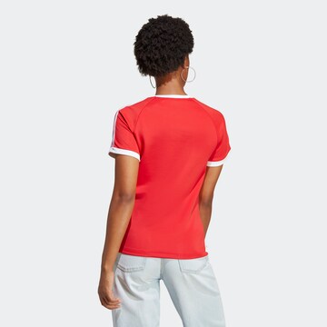 T-shirt 'Adicolor Classics  3-Stripes' ADIDAS ORIGINALS en rouge