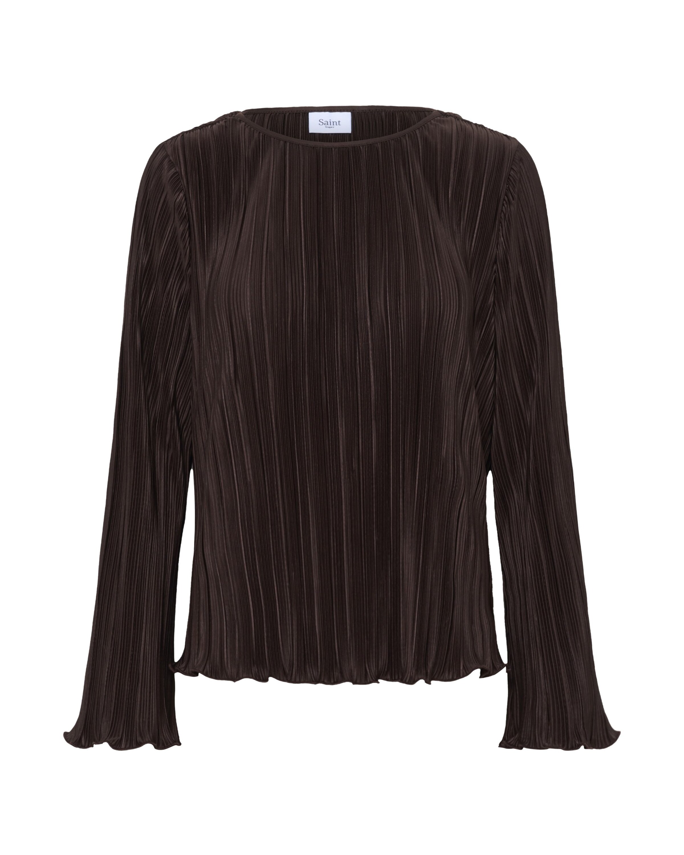 SAINT TROPEZ Bluse 'Zuni' in Braun: Vorderseite