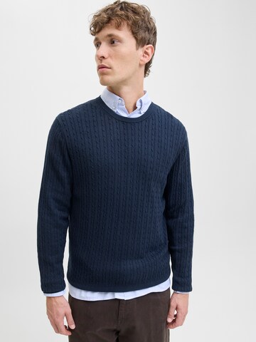 JACK & JONES Trui 'JJEEMIL' in Blauw