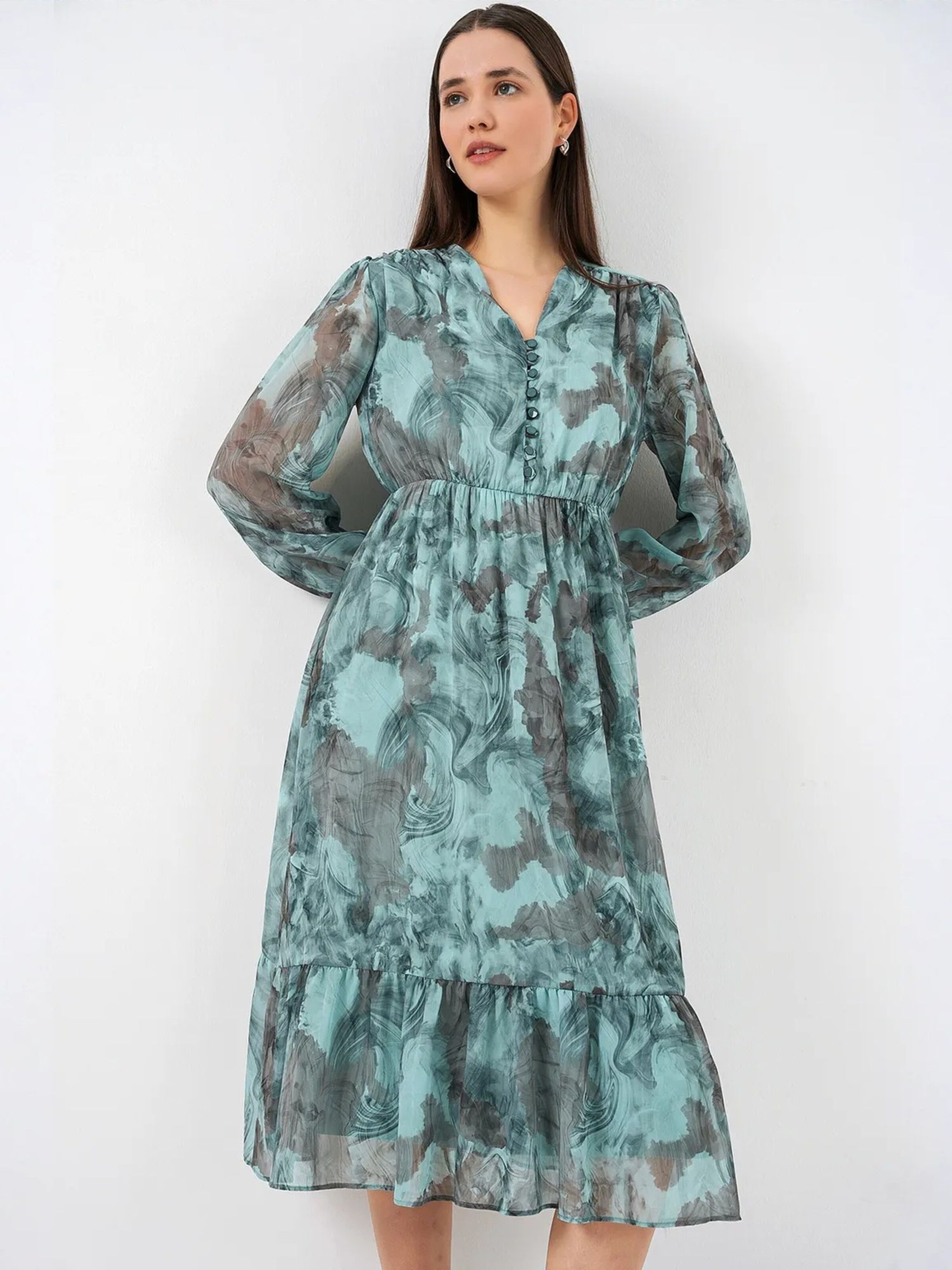 Bigdart Dress in Green