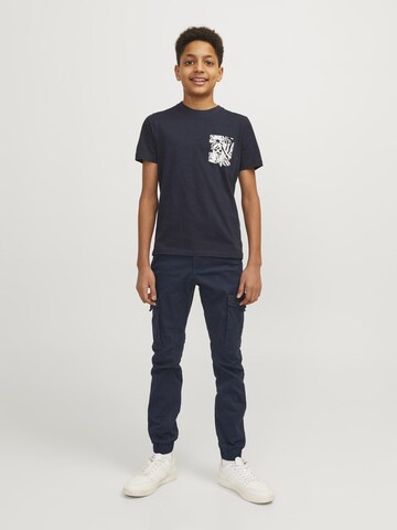 Jack & Jones Junior Regularen Hlače 'Paul Flake' | modra barva