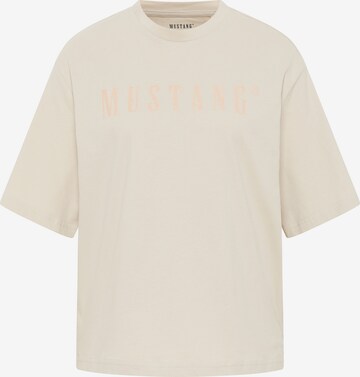 MUSTANG T-Shirt in Beige: predná strana