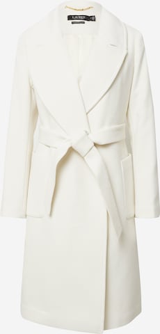 Manteau mi-saison Lauren Ralph Lauren en beige : devant