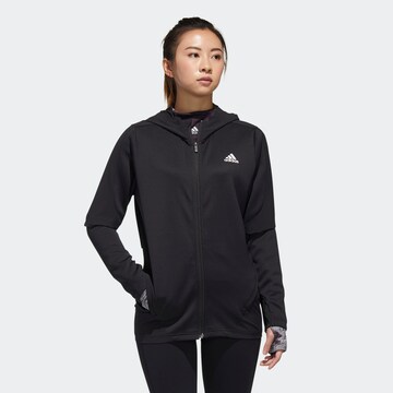 ADIDAS PERFORMANCE Trainingsjacke in Schwarz: predná strana