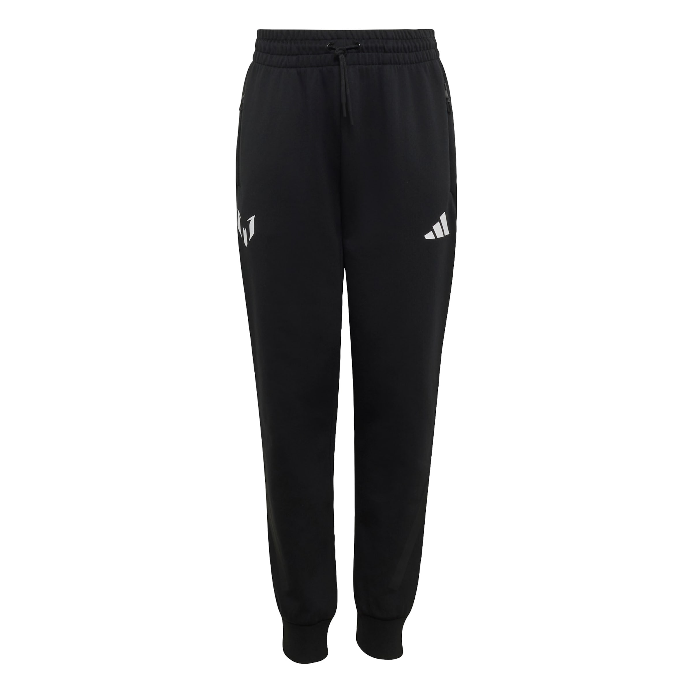 ADIDAS PERFORMANCE Zúžený Sportovní kalhoty 'Messi' – černá: přední strana
