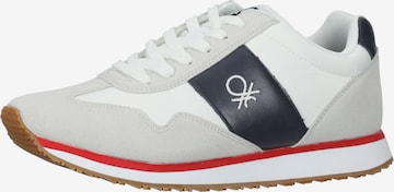 Benetton Footwear Sneaker low in Weiß: predná strana