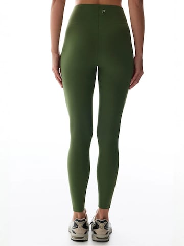Skinny Leggings 'Gamaschen' Penti en vert