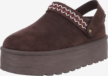 Ital-Design Snowboots in Braun: Vorderseite