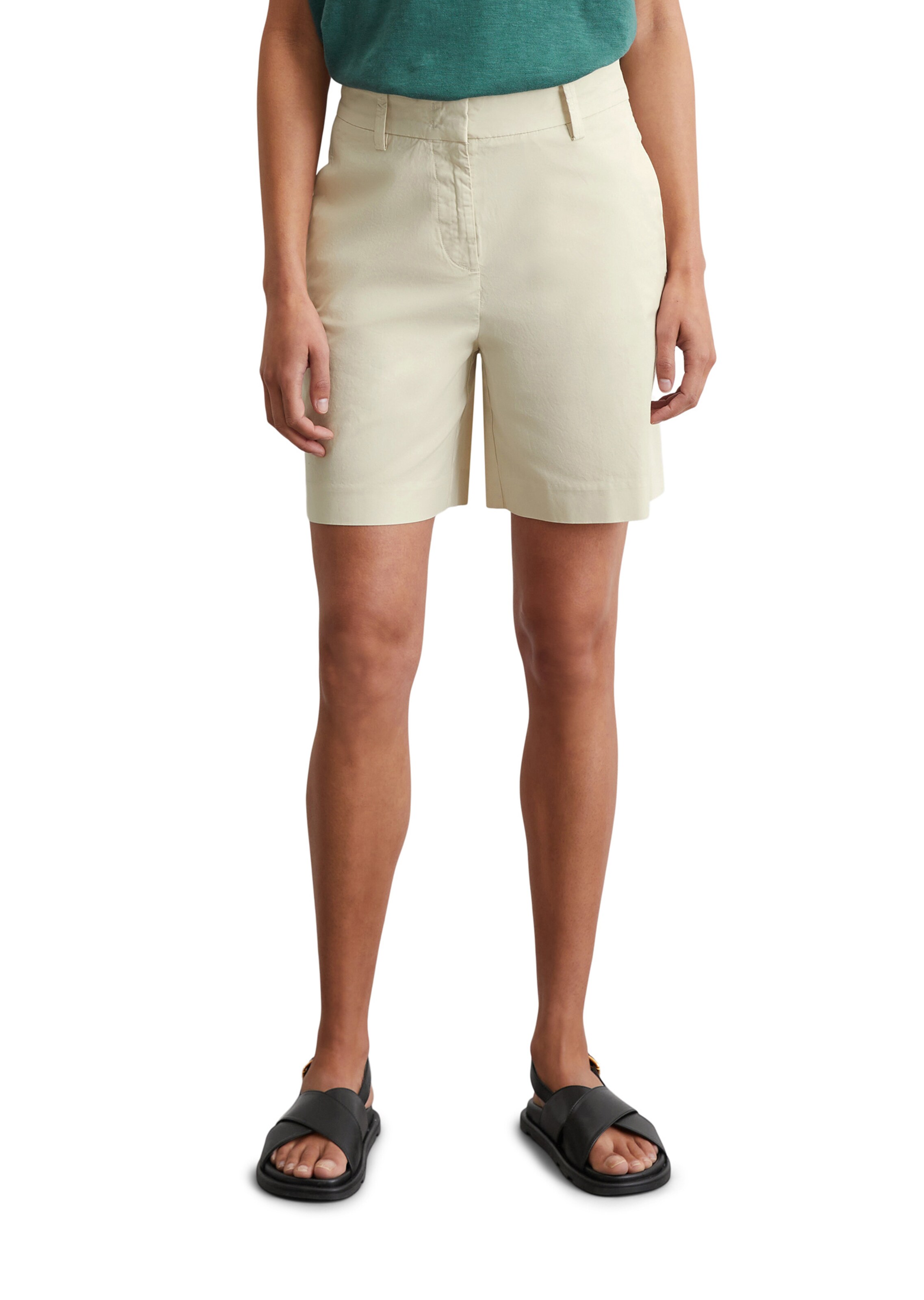 Marc O'Polo - Regular Calças em cinzento: frente