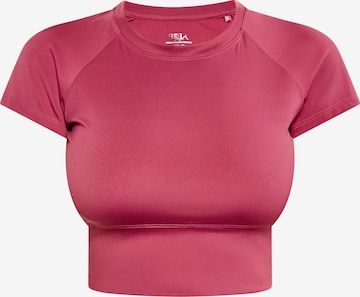 T-shirt IZIA en rose : devant