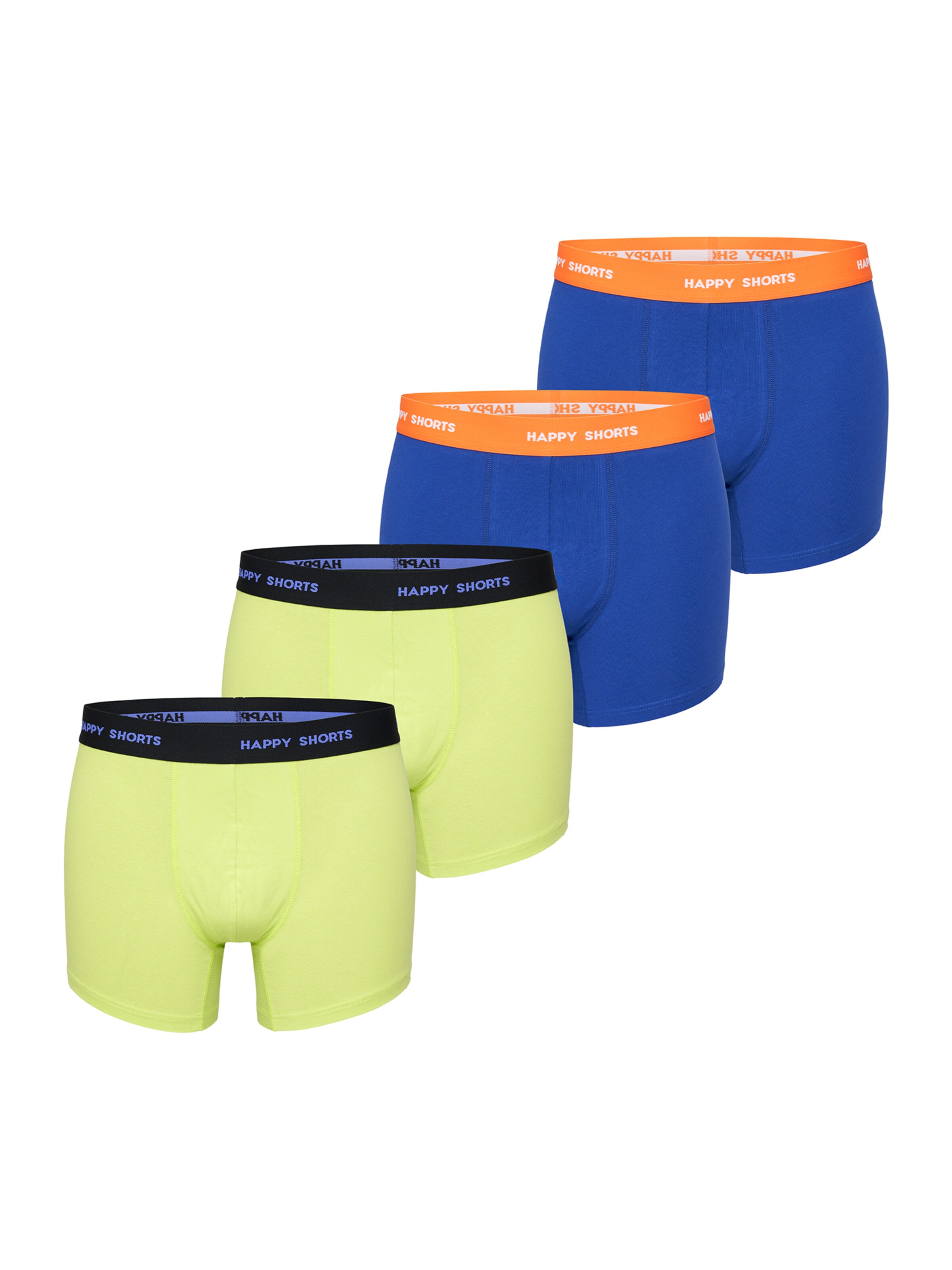 Boxers Happy Shorts en bleu : devant