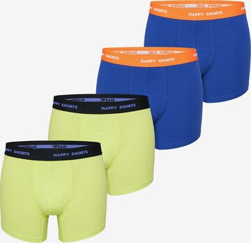 Boxers Happy Shorts en bleu : devant