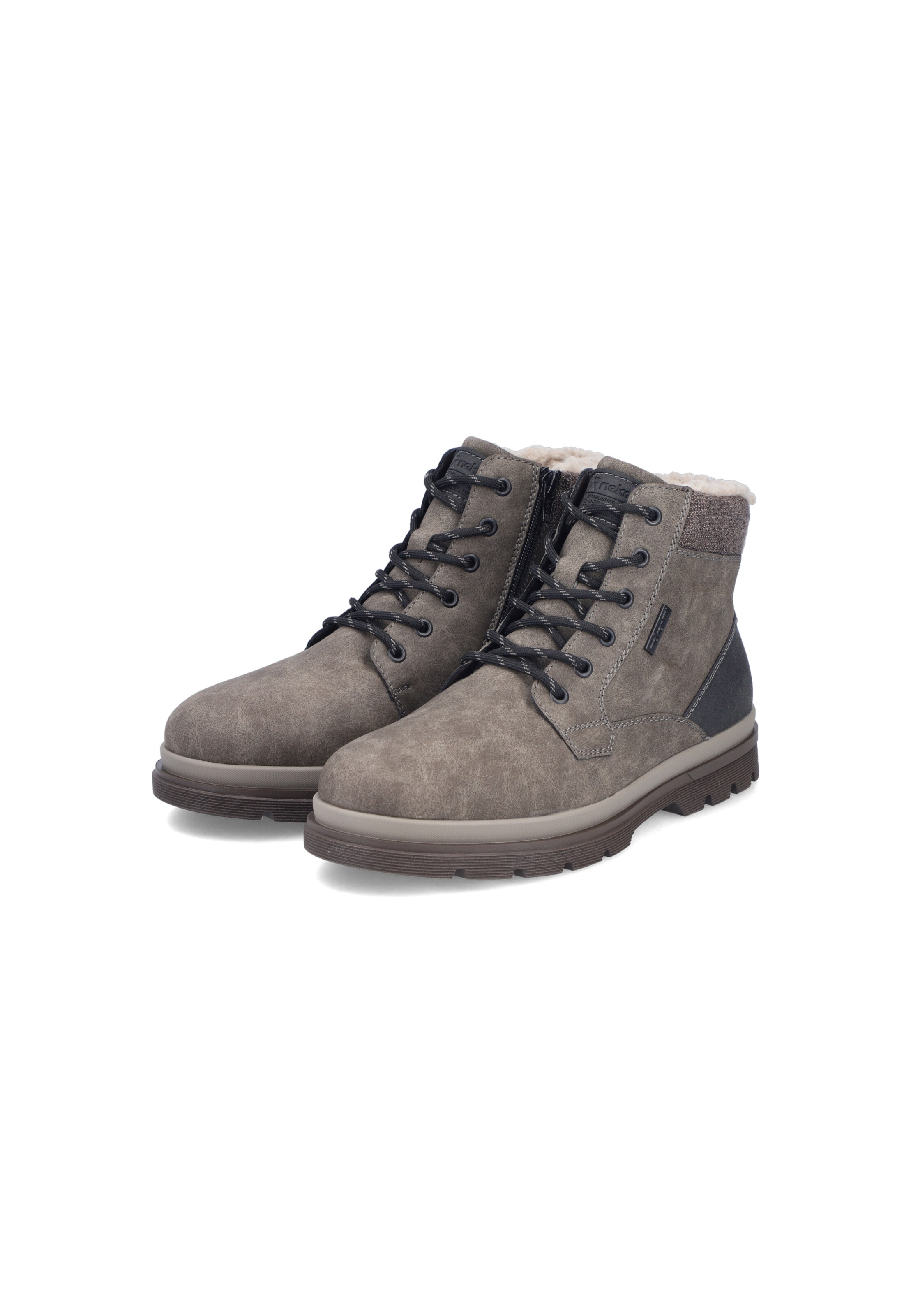 Rieker Schnürboots in Grau