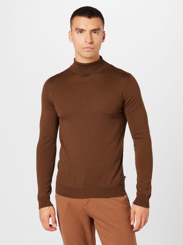 Matinique Regular fit Sweater 'Parcusman' in Brown: front