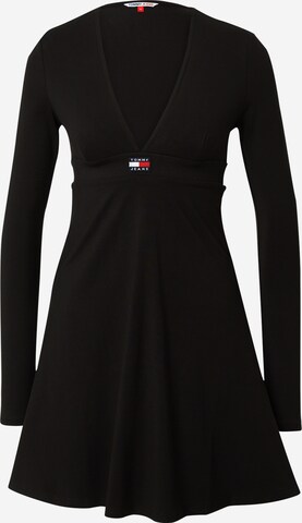 Tommy Jeans - Vestido em preto: frente