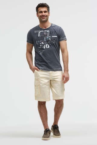 CAMP DAVID Regular Cargo Pants in Beige