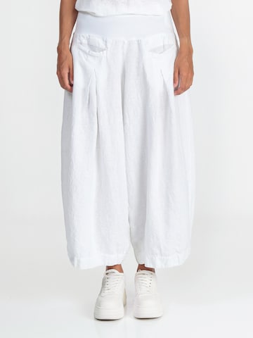 GRIZAS Wide leg Pants in White: front
