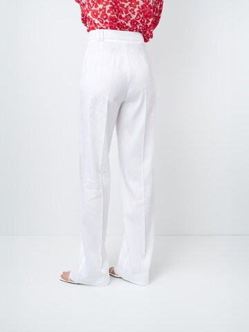 Flared Pantaloni per costume tradizionale 'Martha 7688' di W. Wegener in bianco