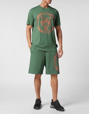 Maglietta 'Tiger' di Plein Sport in verde