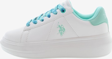 Sneaker di U.S. POLO ASSN. in bianco: frontale