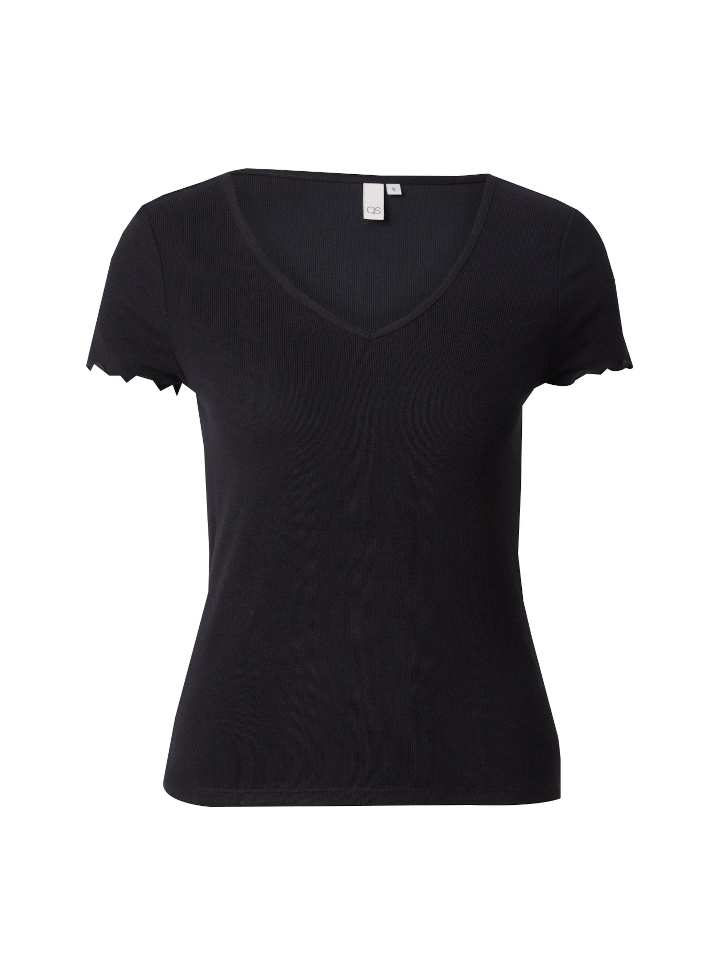 QS Shirt in Black: front