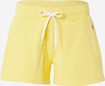 Polo Ralph Lauren Spodnie sportowe w kolorze żółty: przód
