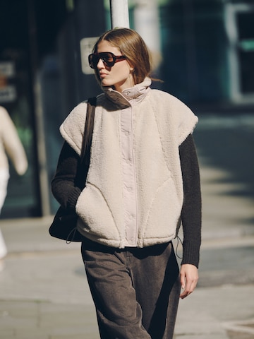 Next Weste in Beige: Vorderseite