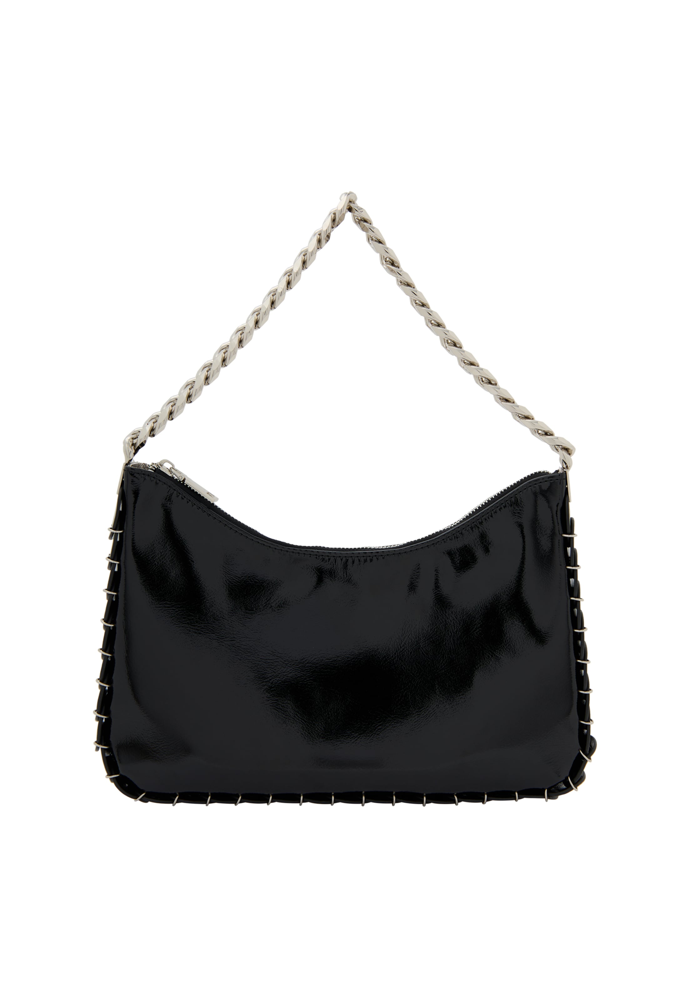 NAEMI Axelremsväska i svart: framsida