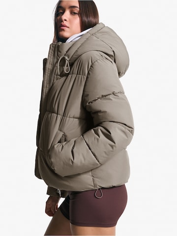 Bershka Between-season jacket in Beige