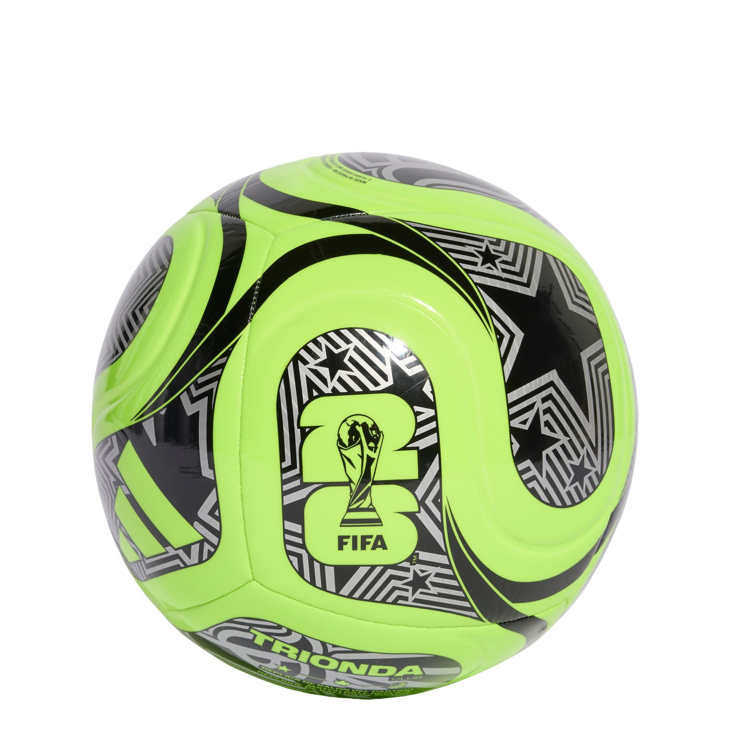 Pallone 'FIFA Fussball-Weltmeisterschaft™ Trionda Club' di ADIDAS PERFORMANCE in verde: frontale