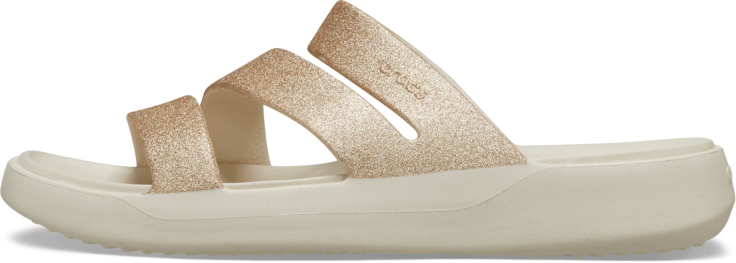 Crocs Пантолеты 'Getaway' в Золотой: спереди