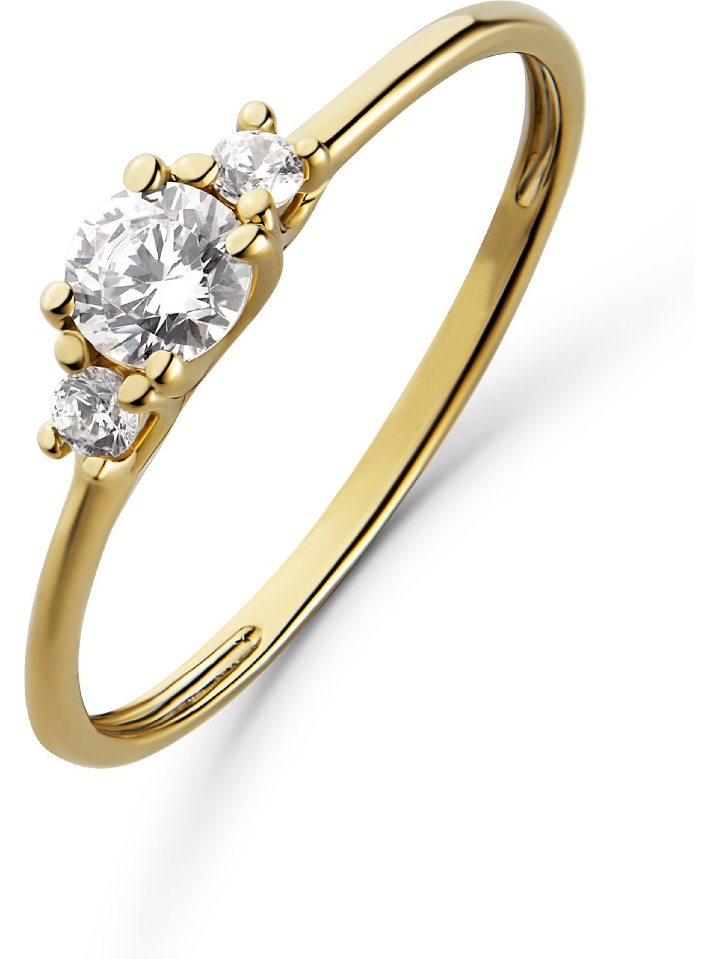 CHRIST Ring in Gold: Vorderseite