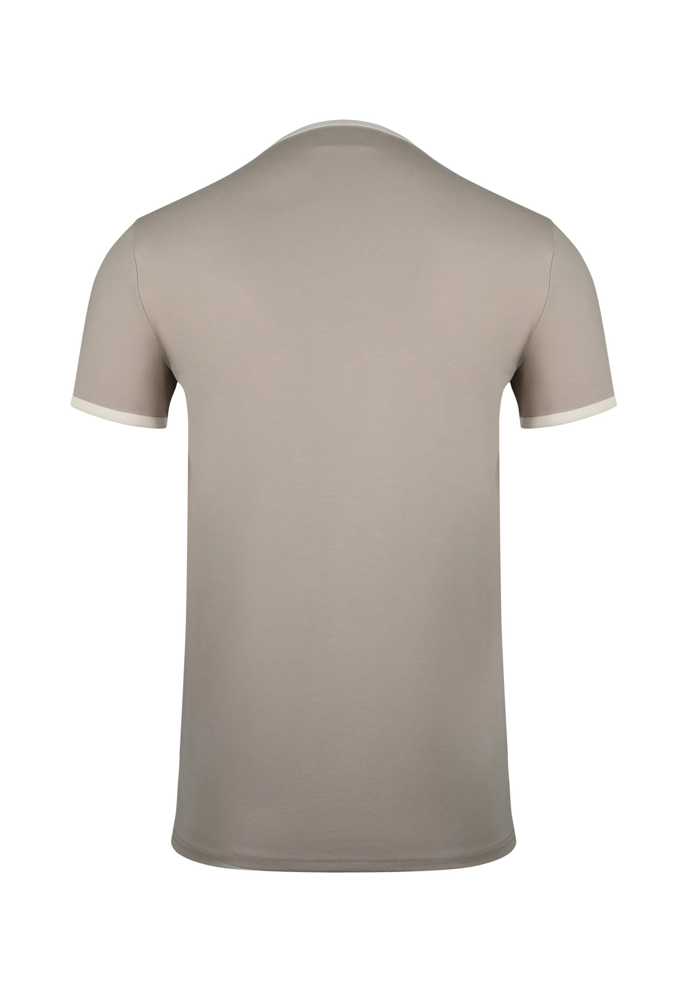 SikSilk Shirt 'Ringer' in Beige