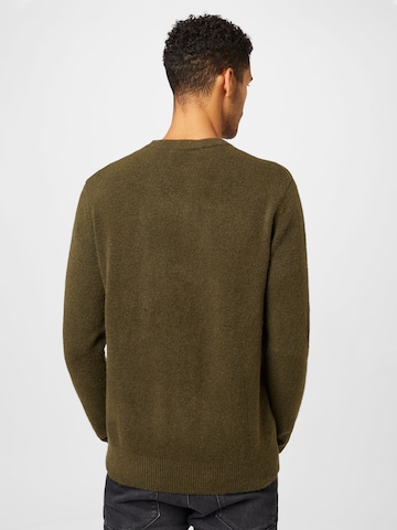 Les Deux Sweater 'Encore Intarsia' in Green