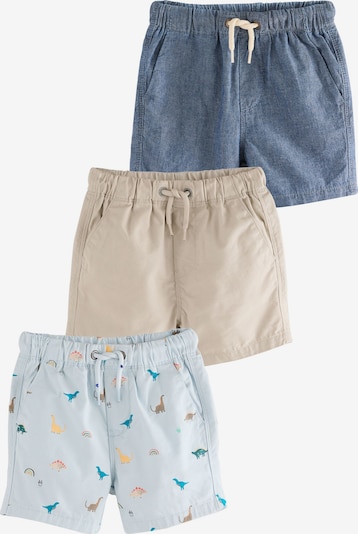 Next Pantalón en beige claro / azul claro / azul oscuro, Vista del producto