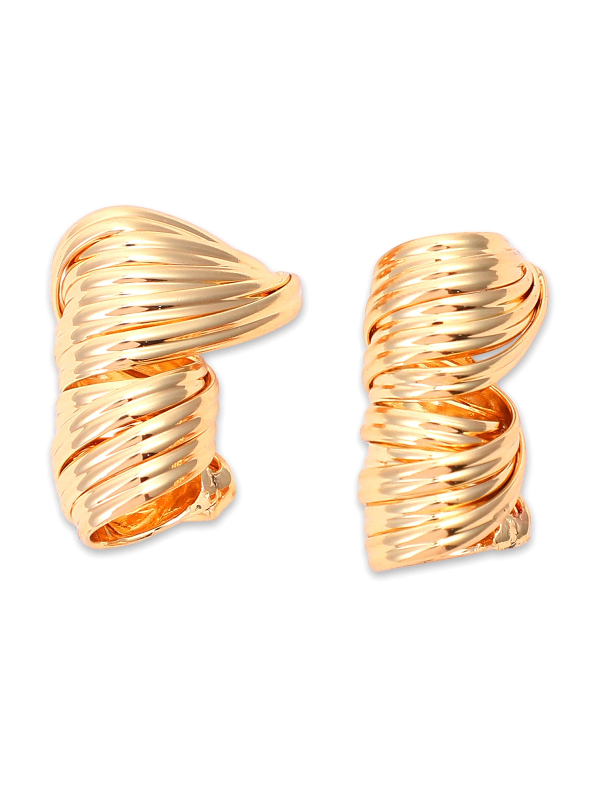 SOHI Örhängen 'Teal' i guld: framsida