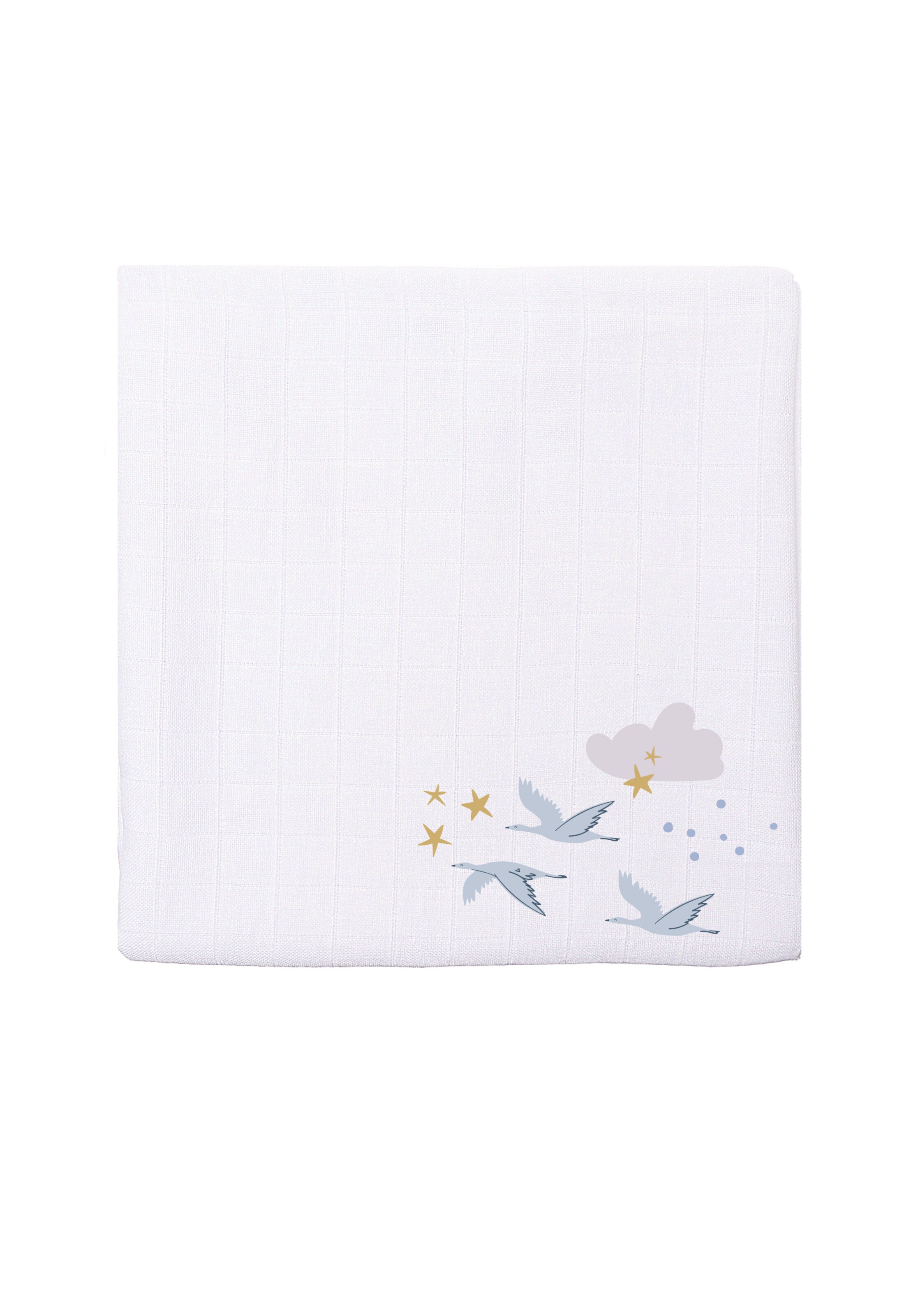 LILIPUT Windel 'Gänse' in Weiß: Vorderseite