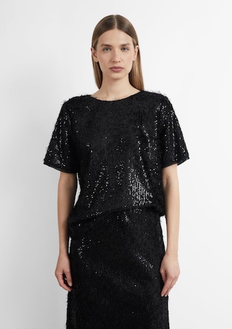 COMMA Blouse in Zwart: voorkant