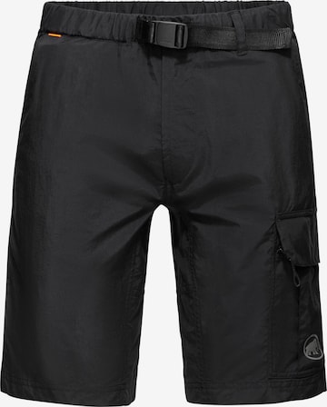 MAMMUT Regular Outdoorshorts in Schwarz: Vorderseite