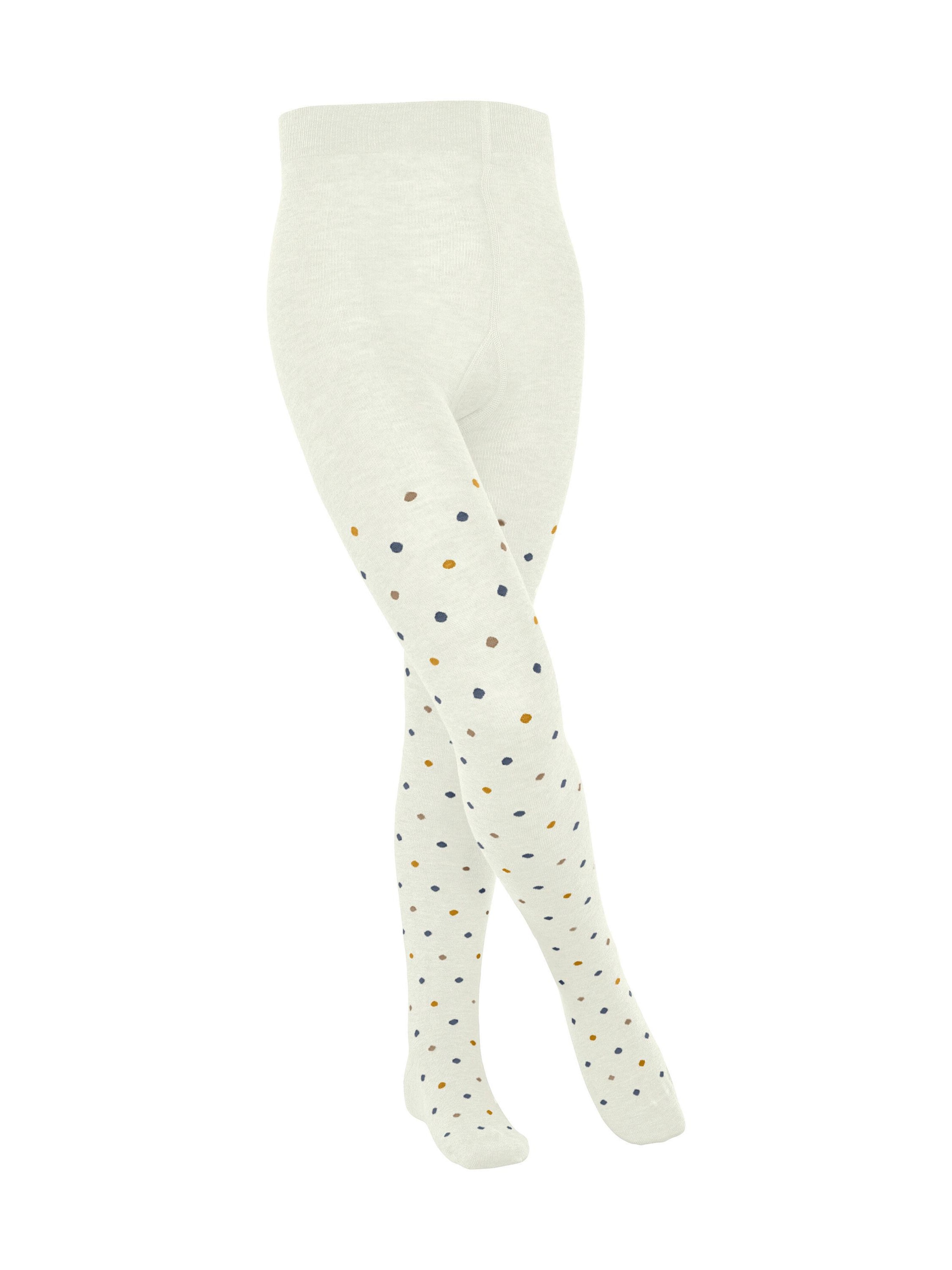 FALKE Tights 'Multidot' in White: front