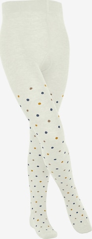FALKE Tights 'Multidot' in White: front