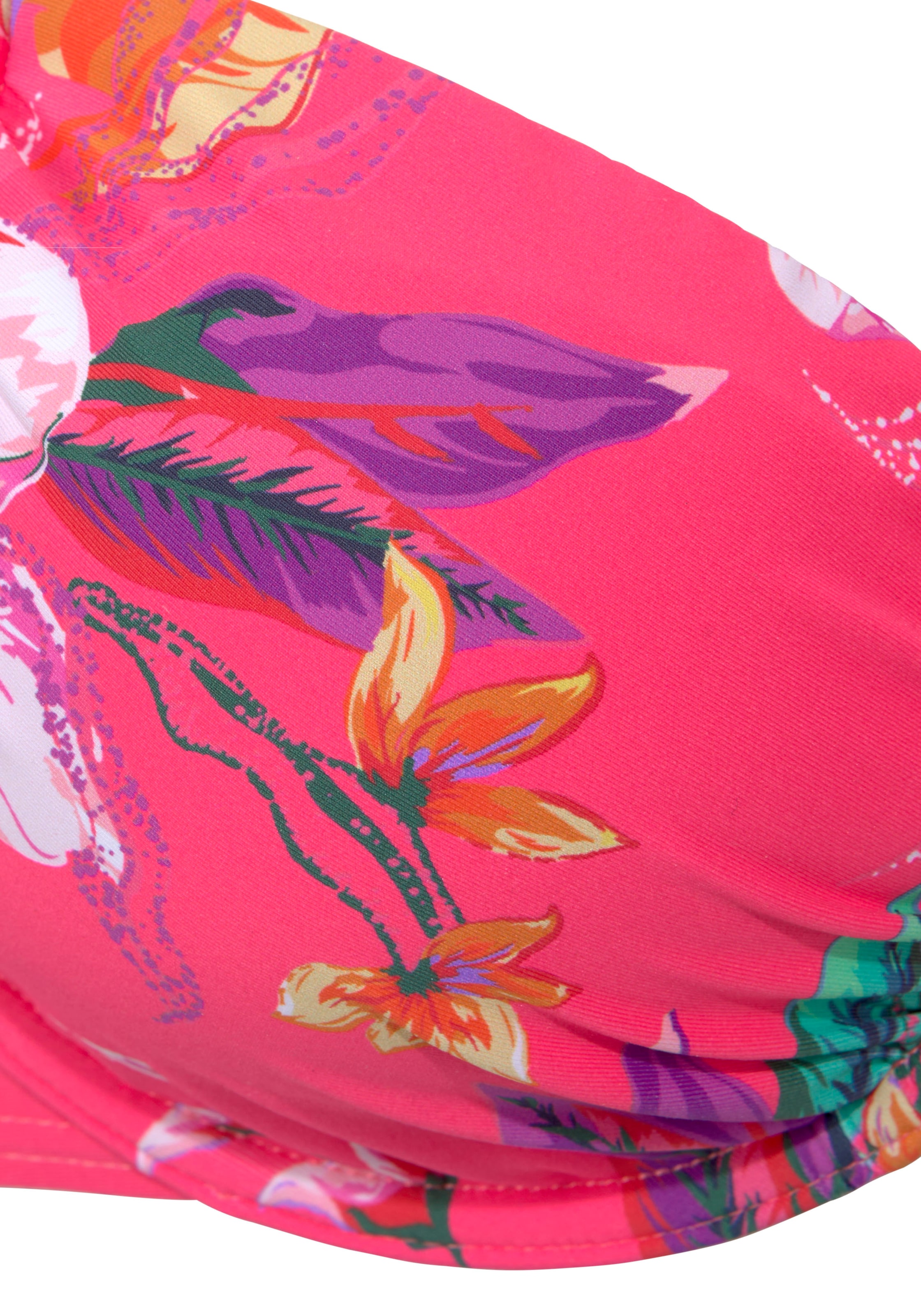 Sutien de tricou Sutien costum de baie de la LASCANA pe roz