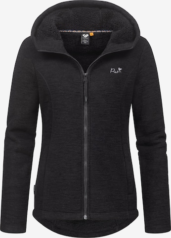 Ragwear Вязаная кофта 'Lyshka' в Черный: спереди