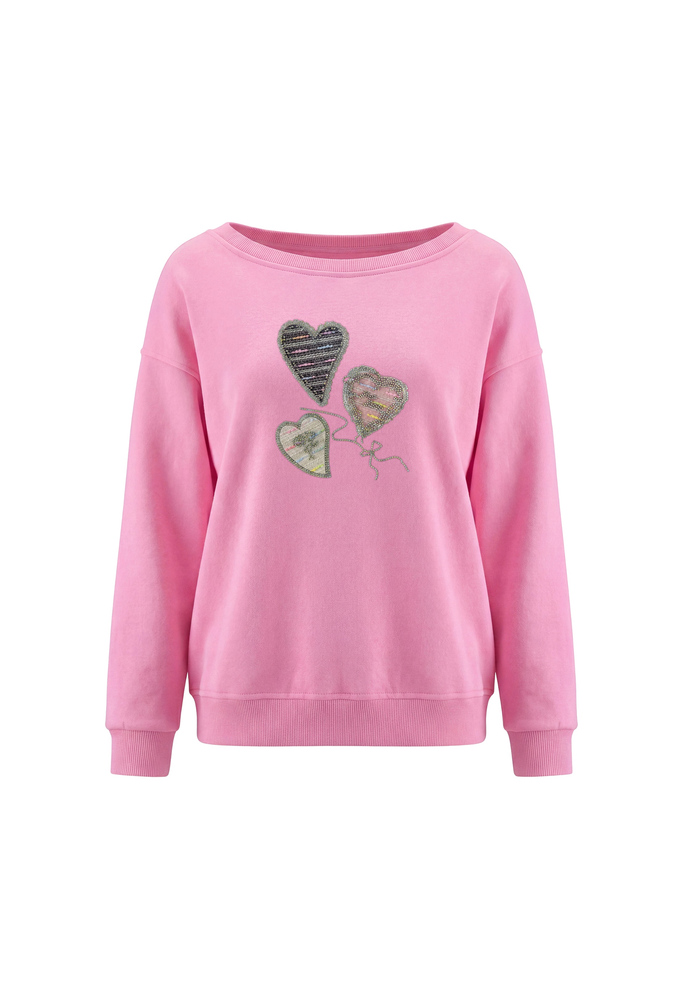 Sweat-shirt MYMO en rose : devant
