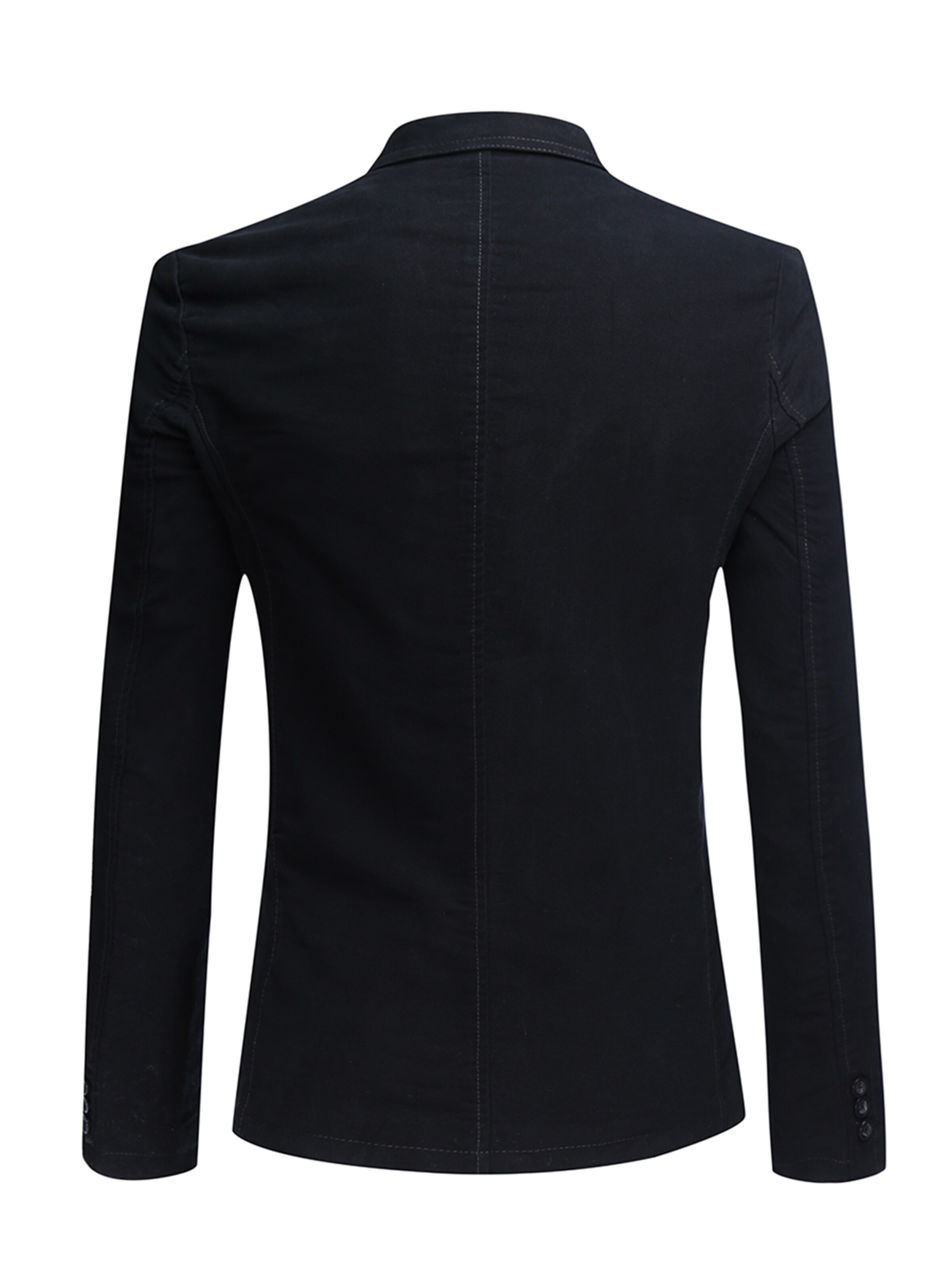 YOUTHUP Slim fit Suit Jacket 'Schnitt' in Black