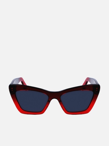 FERRAGAMO Zonnebril in Rood