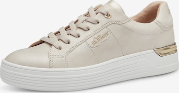 s.Oliver Sneaker in Beige: Vorderseite
